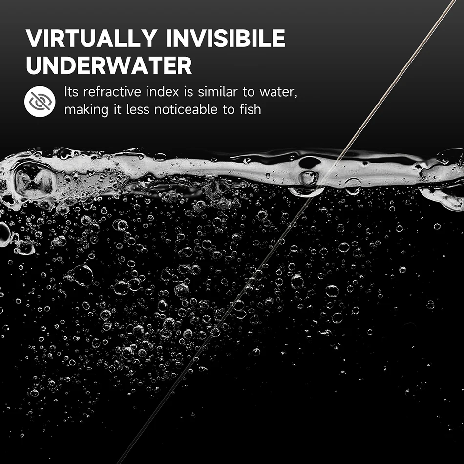 Línea de fluorocarbono líder MAXIMUMCATCH con bucles transparente - imagen 4