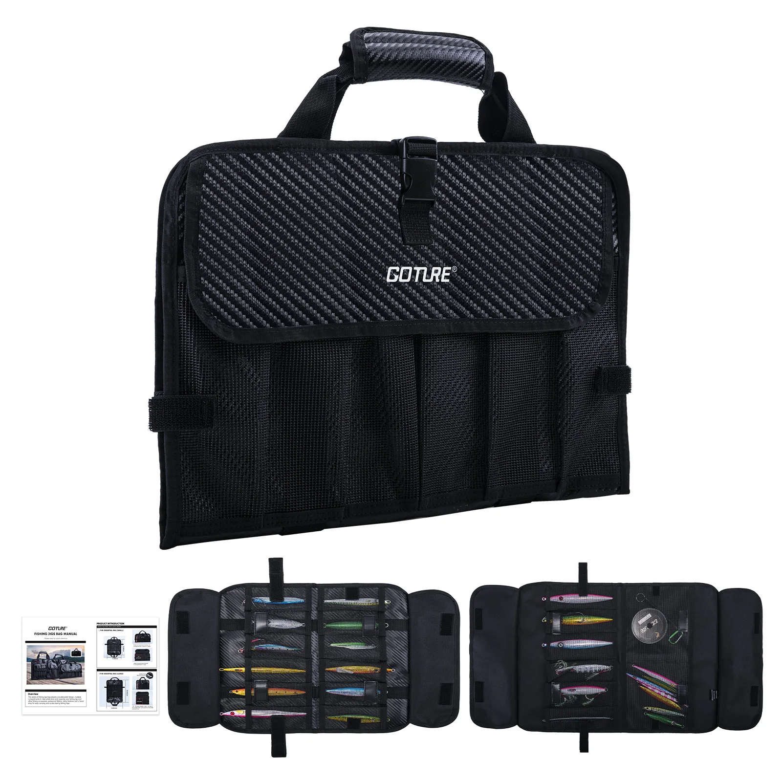 Bolsa para señuelos de plomo Goture – portátil para pesca en barco - imagen 2