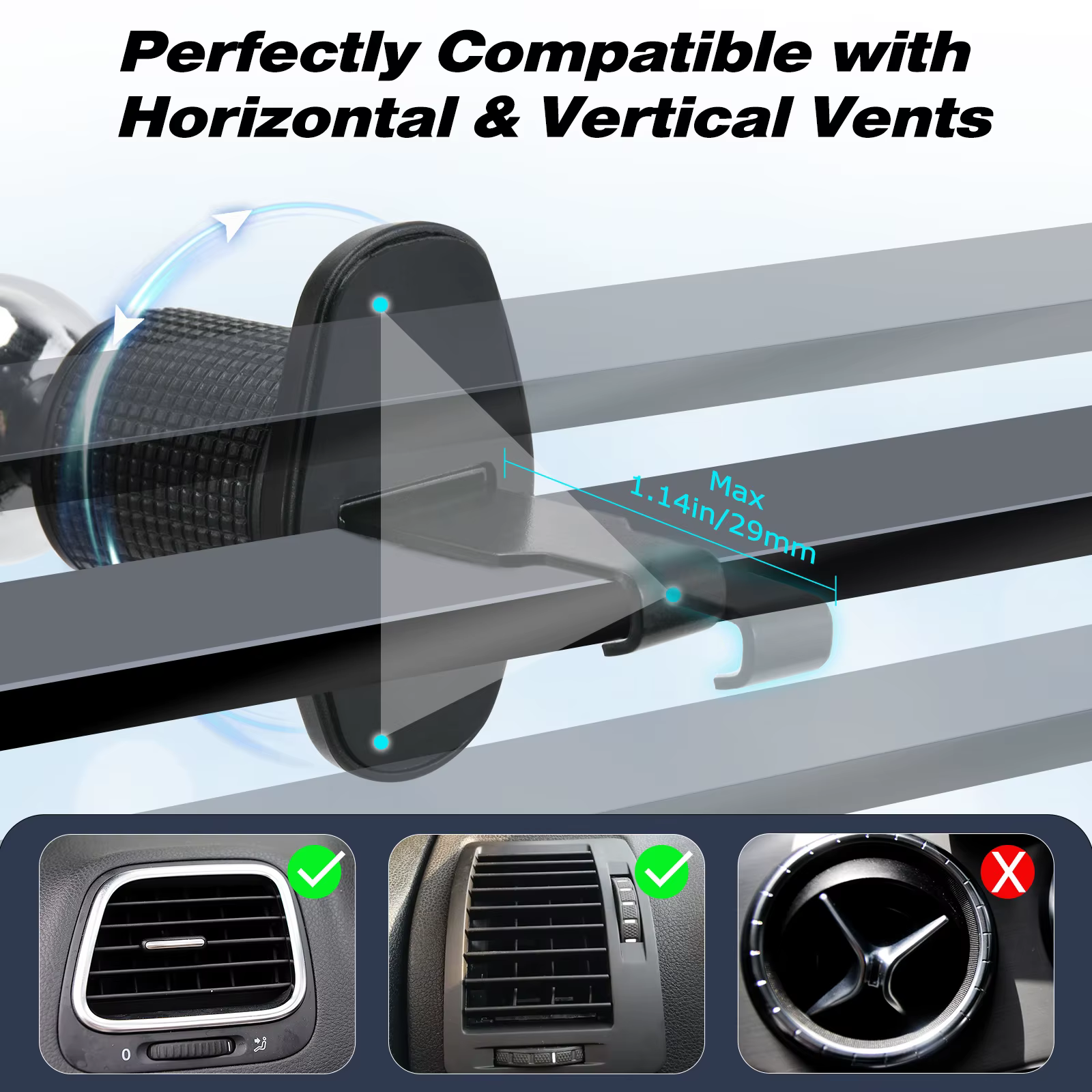 Soporte Móvil Coche Magnético 3 en 1 MagSafe 360° - imagen 4