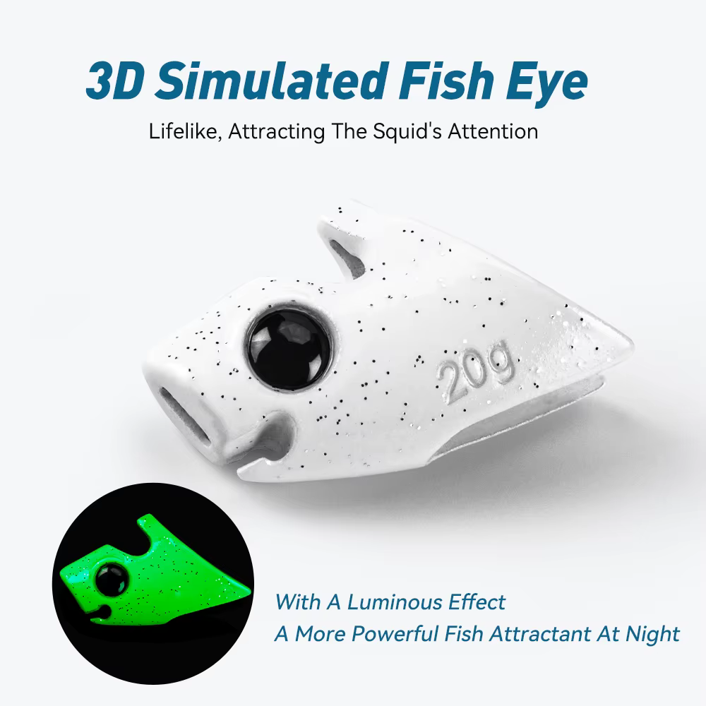 Jig EGI Kingdom luminoso – Señuelo para calamar, pulpo y sepia - imagen 4