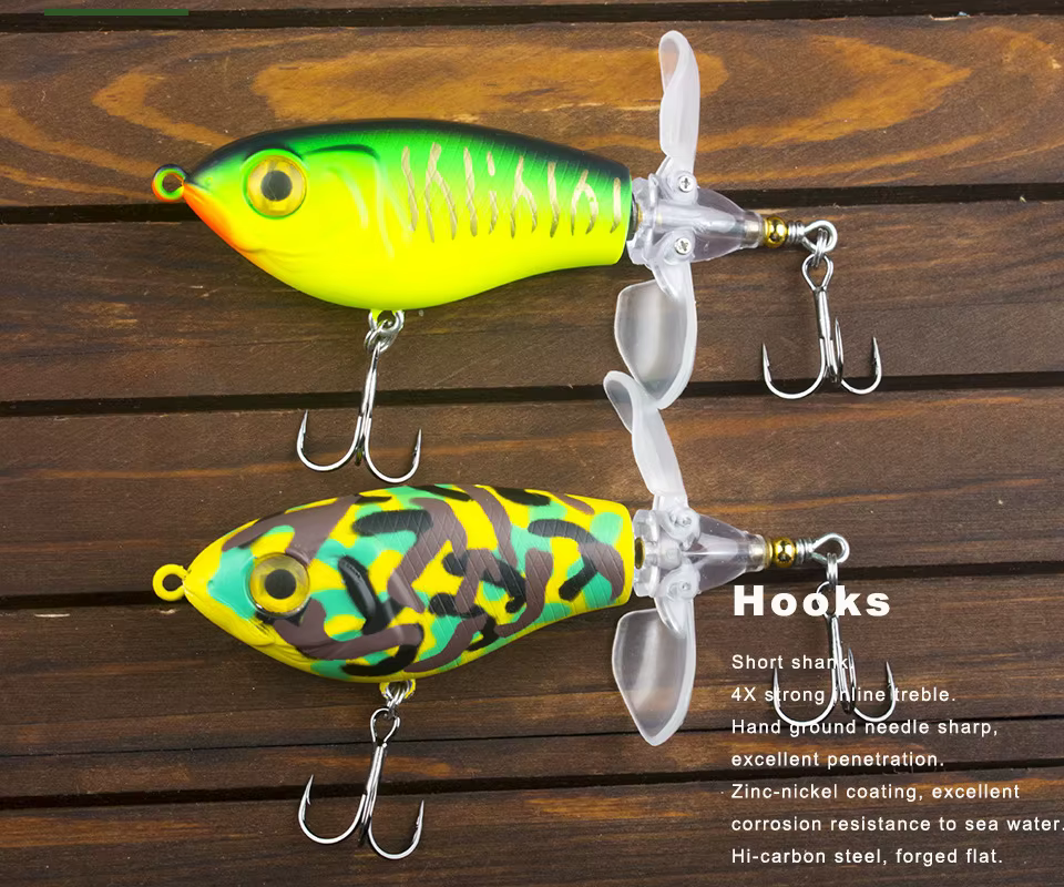 Wobbler Topwater Hercules Doble Pala – 6,5 cm 9 g - imagen 3