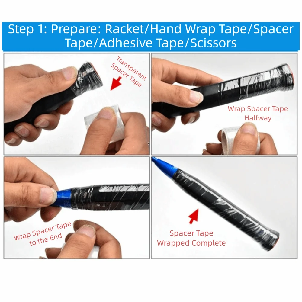 Cinta de agarre bádminton absorbente tipo toalla suave transpirable - imagen 5