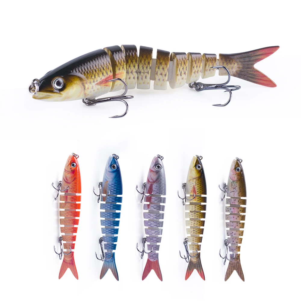 Señuelo Multiarticulado Hanlin 9.5cm – Swimbait cebo duro lubina - imagen 5
