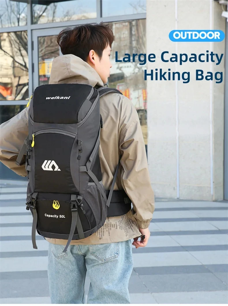 Mochila de 50L scione en color negro