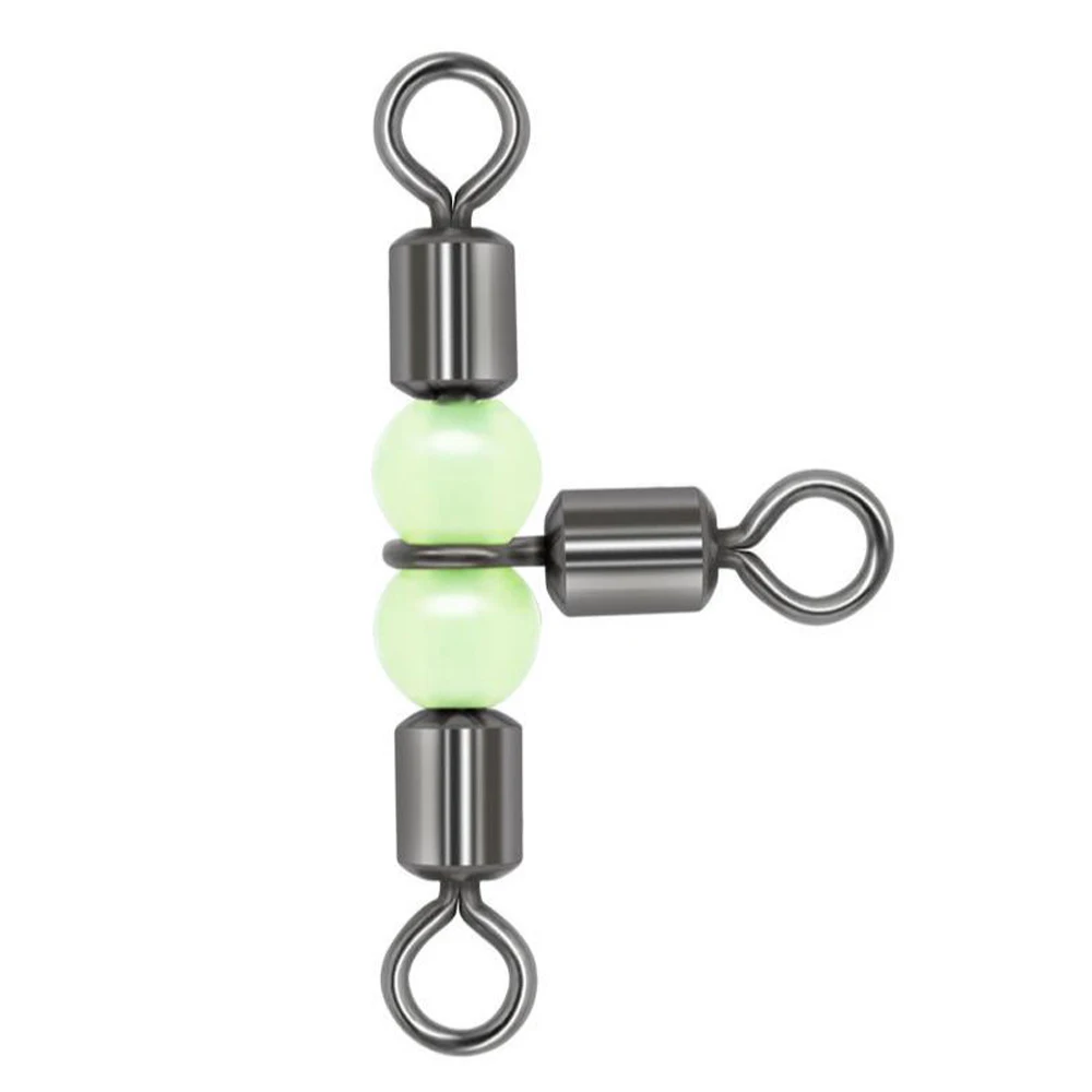 Conector giratorio luminoso con cuentas fluorescentes