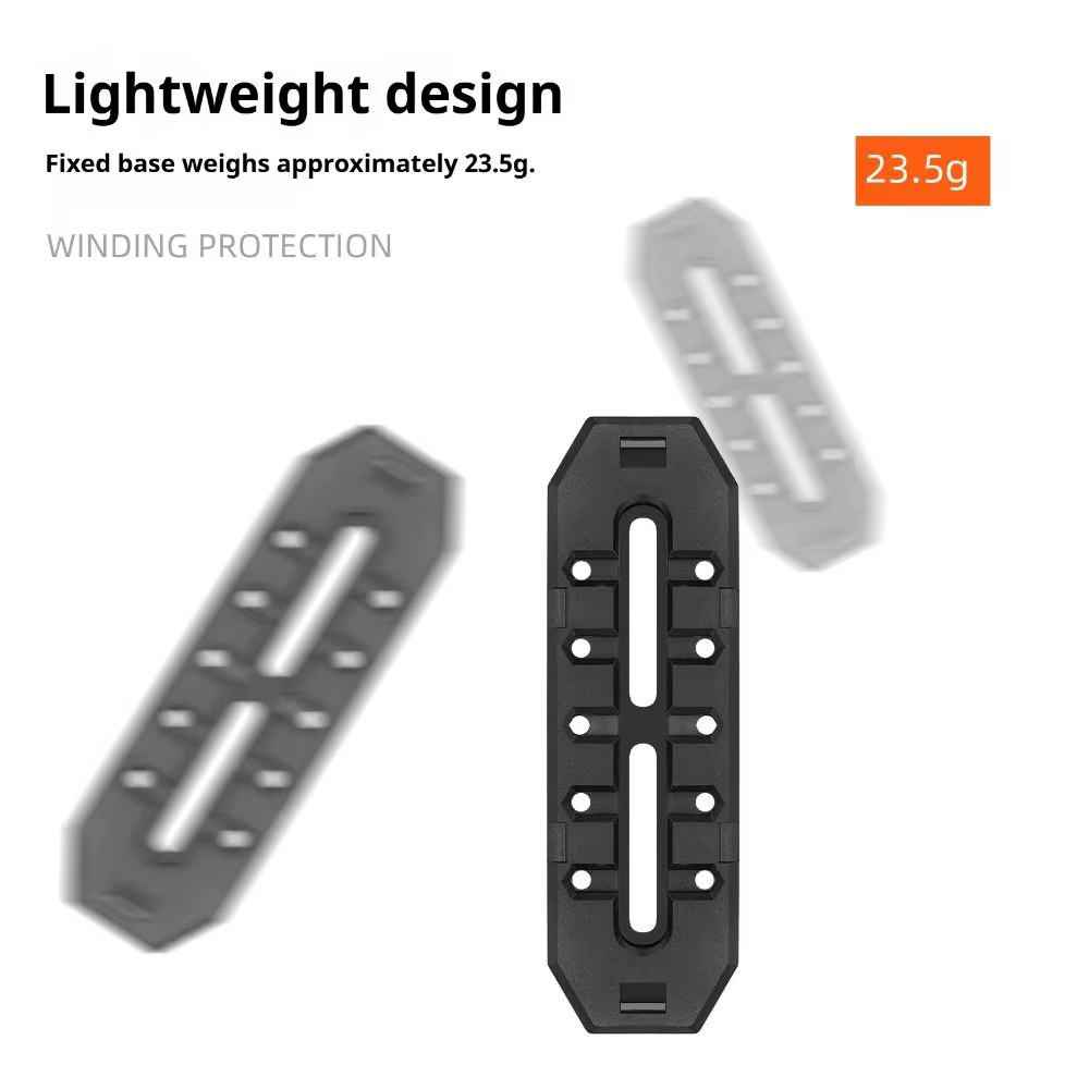 Soporte Portátil para Geles Energéticos en Bicicleta – Negro Elástico Ligero