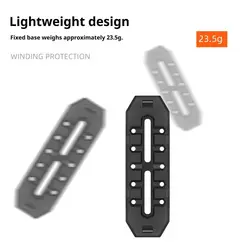Soporte Portátil para Geles Energéticos en Bicicleta – Negro Elástico Ligero