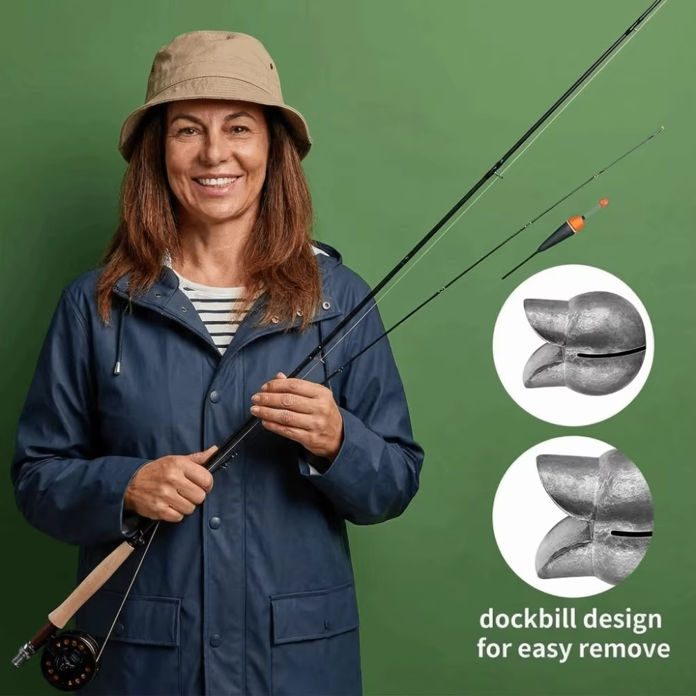 Plomos ajustables y extraíbles para pesca con mosca - imagen 2