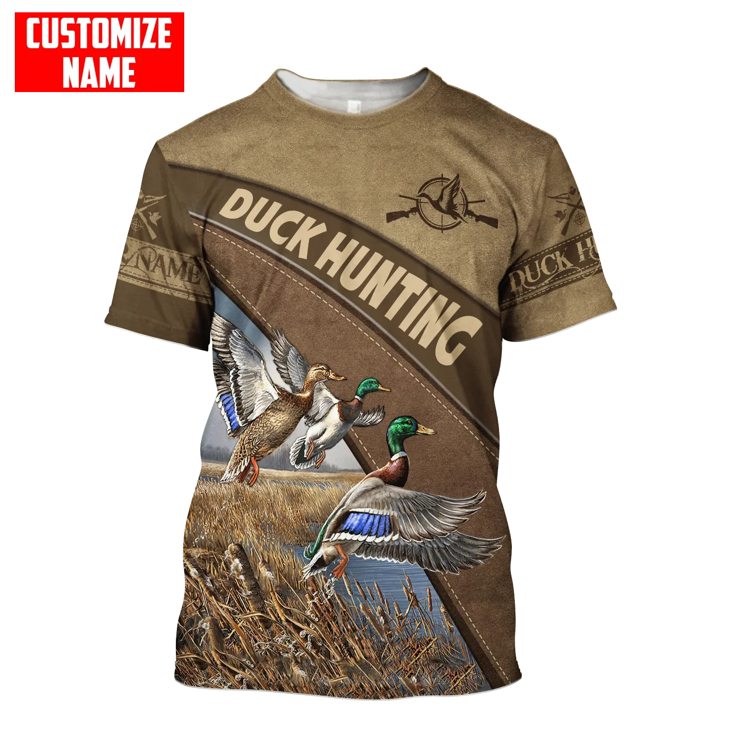 Camiseta de caza patos – Manga corta unisex - imagen 2