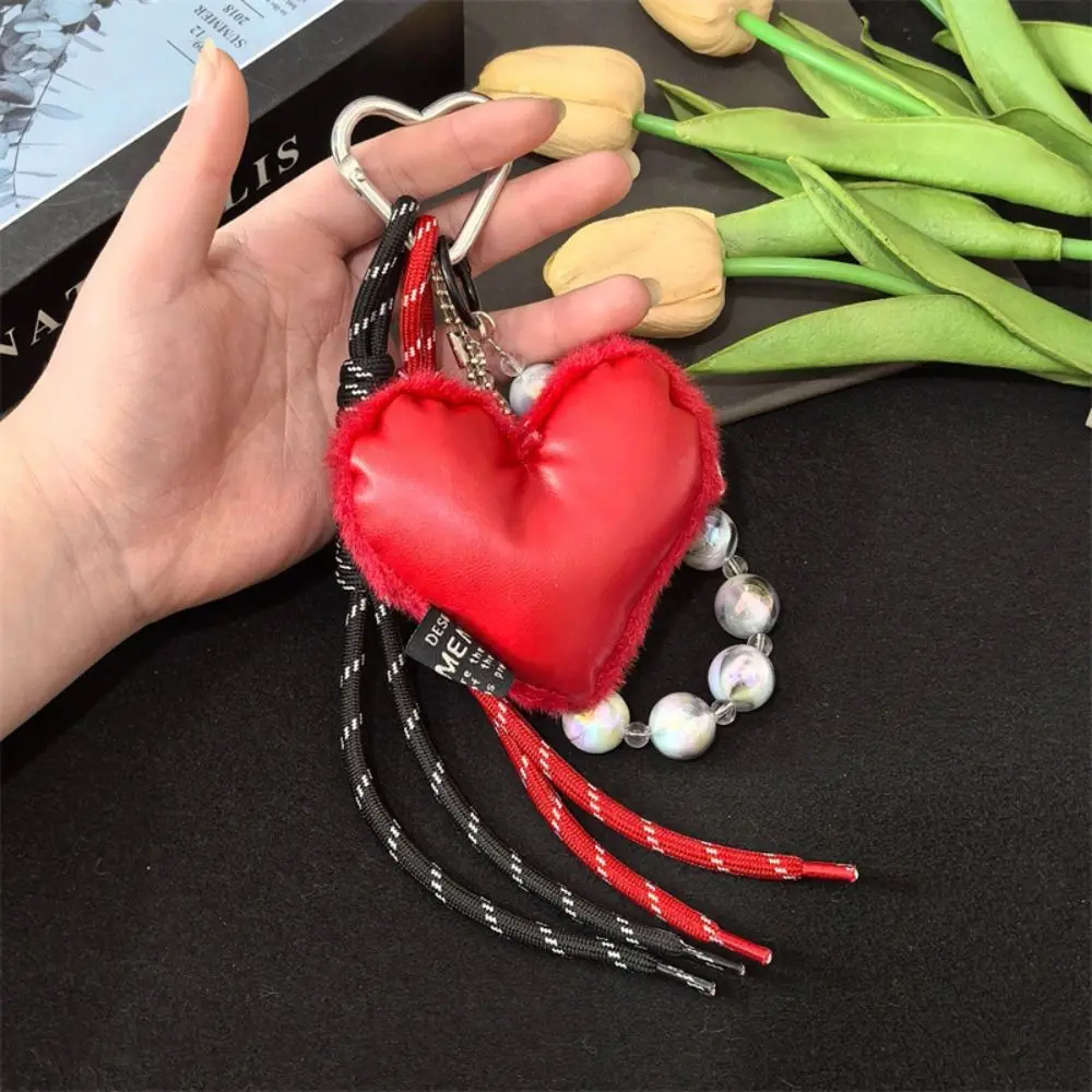 Llavero corazón estilo Maillard de lujo con colgante creativo - imagen 2