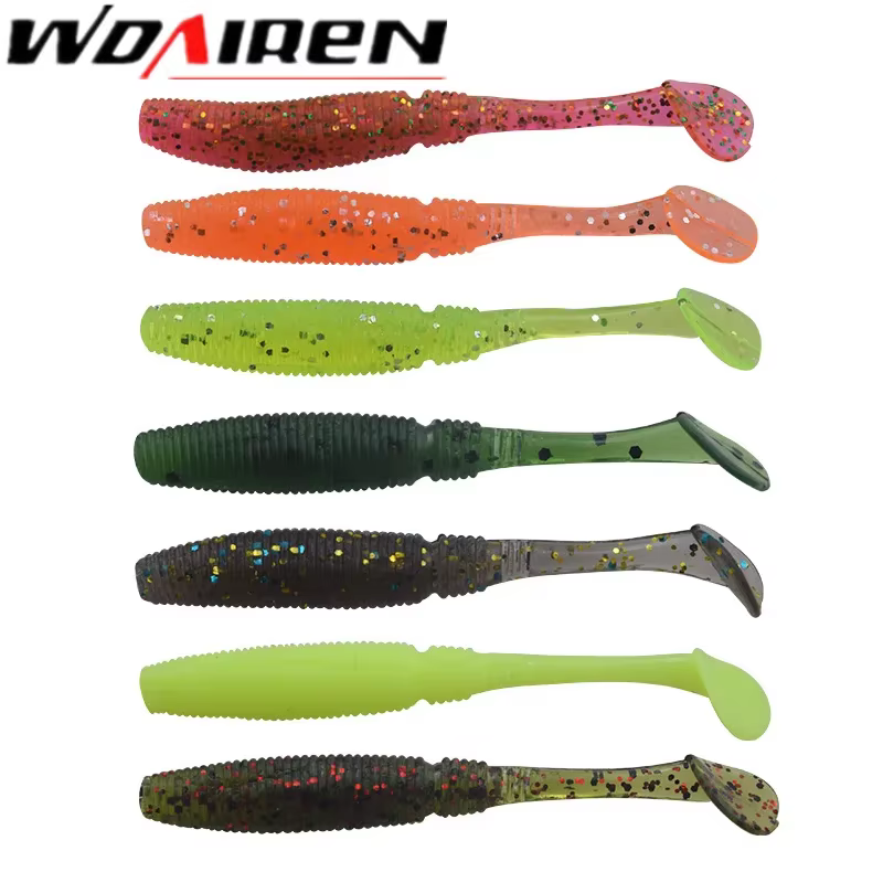 Señuelo vinilo Swimbait Shad – Cuerpo realista para black bass - imagen 2