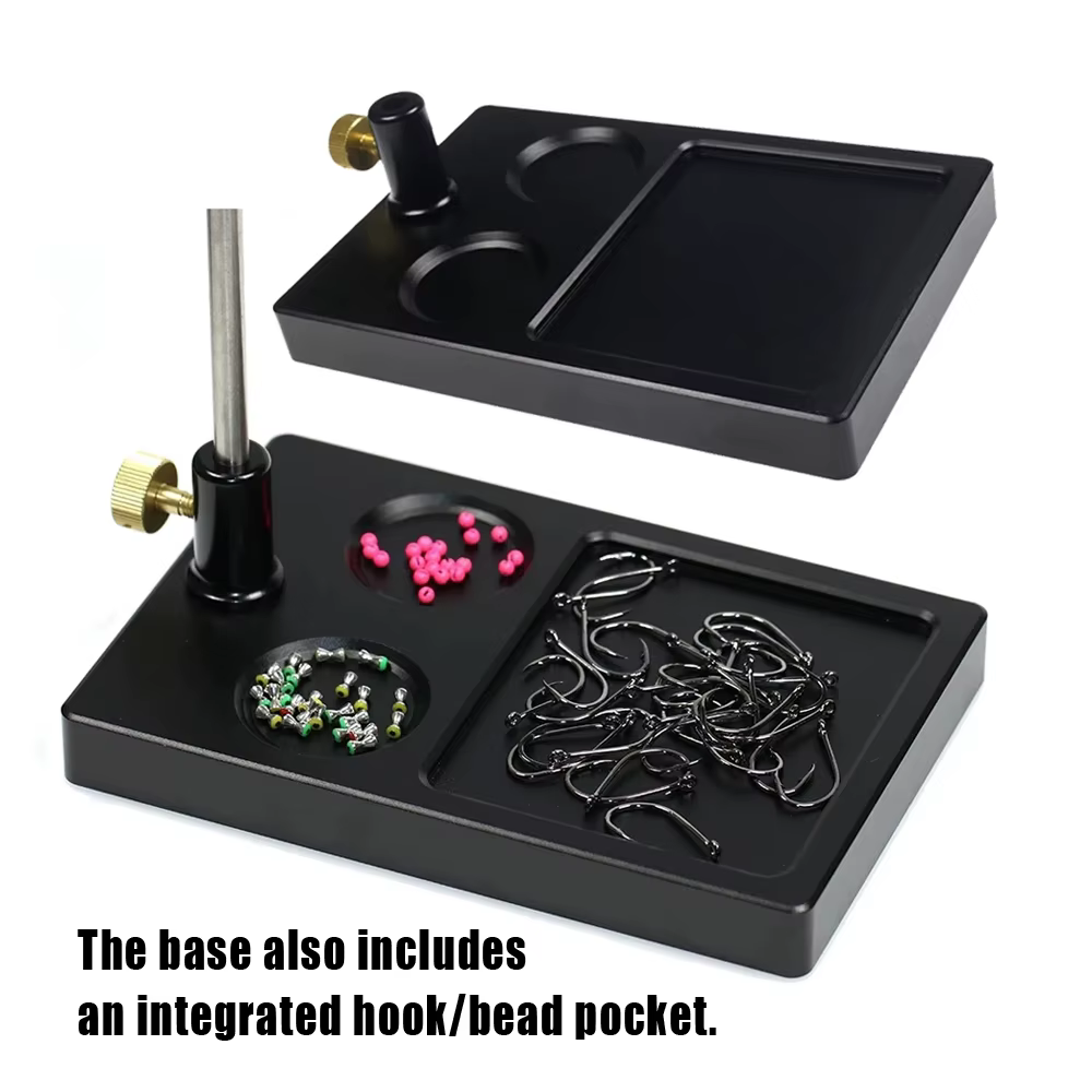 Kit atar moscas con pinzas giratorias 360° Pedestal - Acero endurecido - imagen 5
