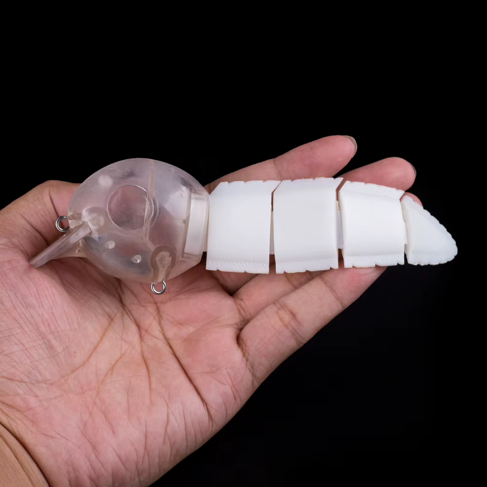 Hanlin Señuelo Wobbler Lubina Sin Pintar – Cuerpo Duro para Pesca - imagen 4