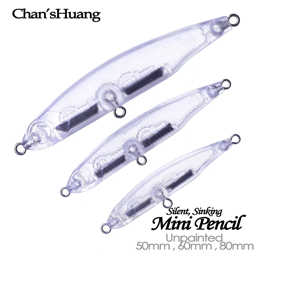 Chan'sHuang Spook Wobbler Señuelo Lápiz Artesanal para Pesca