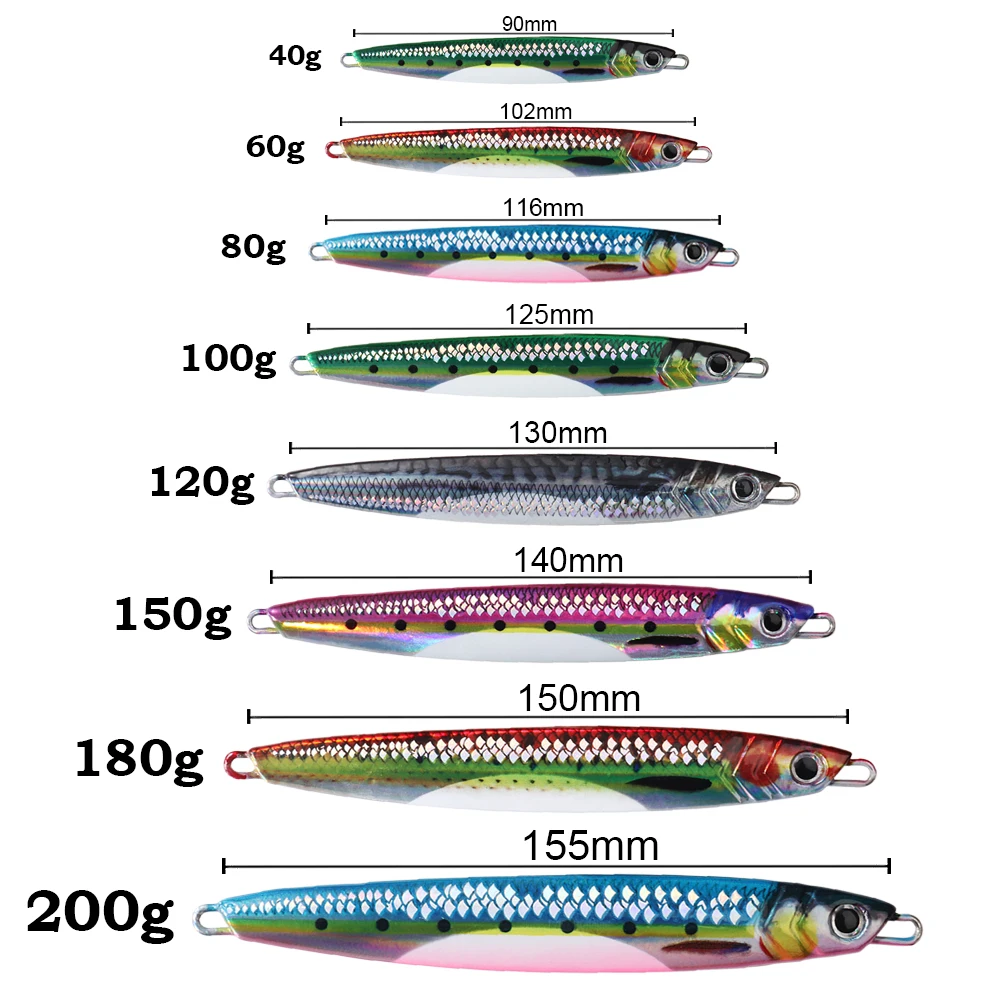 GOBAIT Jig metálico doble anzuelo para pesca en el mar - imagen 2