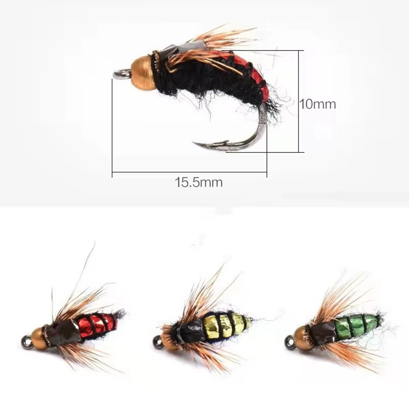 Señuelo para Trucha – Imitación de Insecto, Hundimiento Rápido - imagen 3
