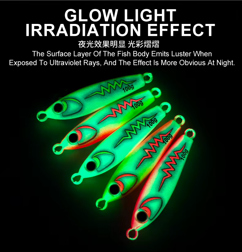 Jigs OBSESSION J172 en diferentes tonalidades UV