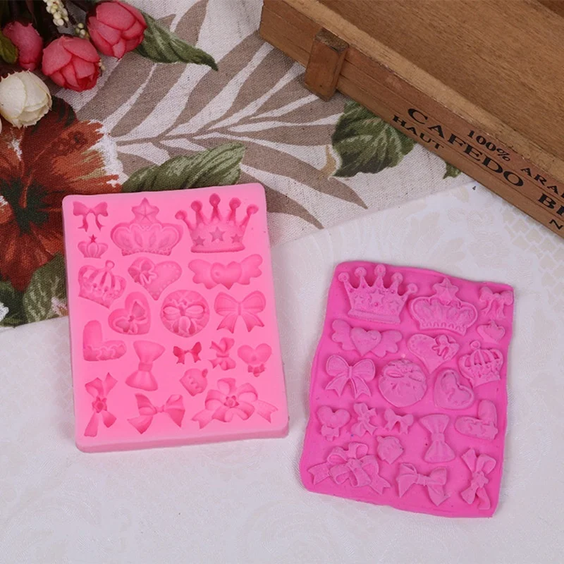Molde silicona fondant corona 3D – Repostería profesional arco pastelero - imagen 4
