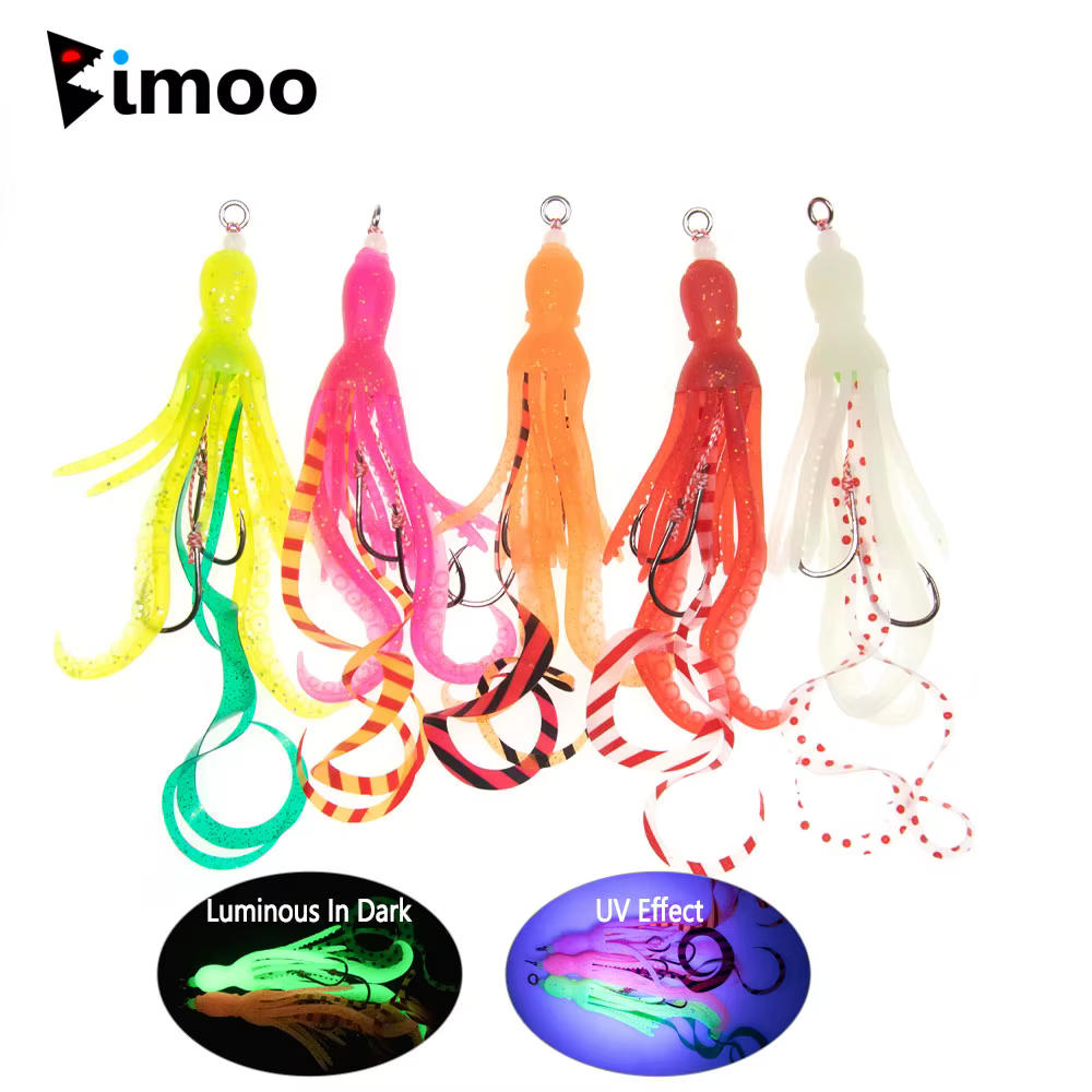 Anzuelo doble Bimoo Inchiku – Soft Octopus agua salada