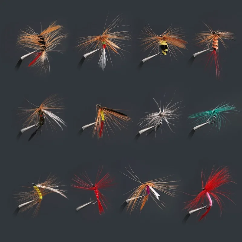 Anzuelos de mosca fluorescentes con pluma para imitar mosquito - imagen 4