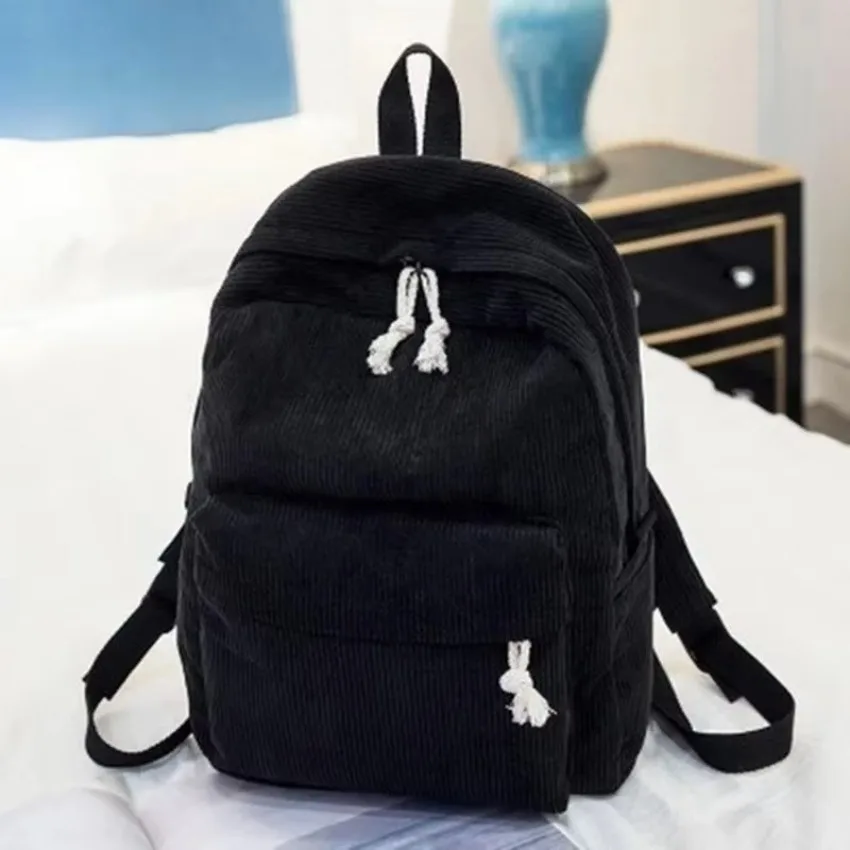 Mochila a rayas de gran capacidad minimalista para uso diario - imagen 4