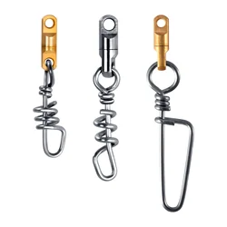 Conector giratorio inox alta resistencia para pesca deportiva