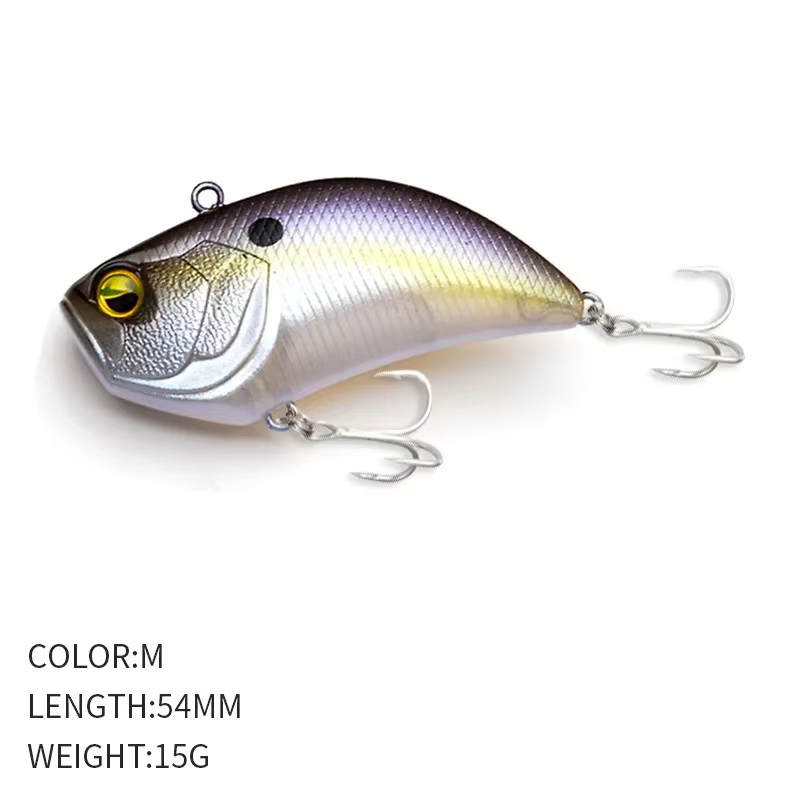 Señuelo VIB 15g con sonajero – Crankbait sin labios para lubina