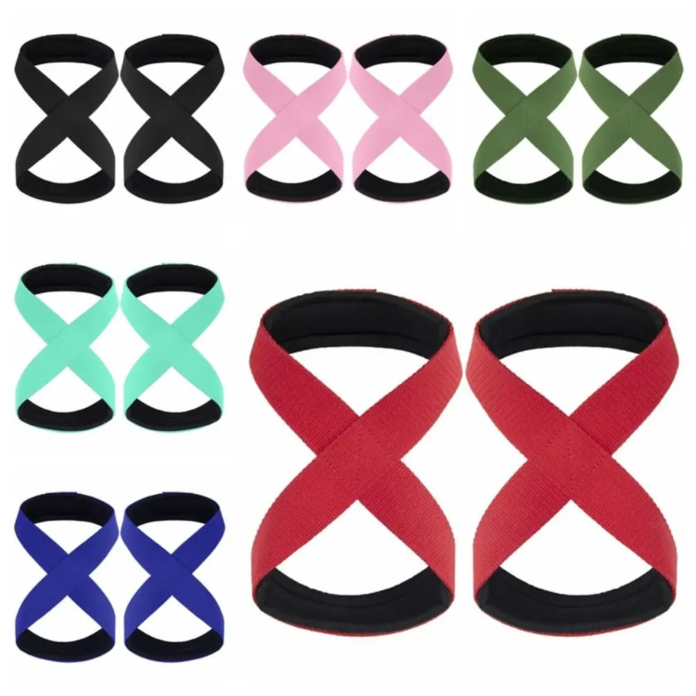 Muñequeras antideslizantes para pesas de poliéster – soporte de agarre - imagen 5