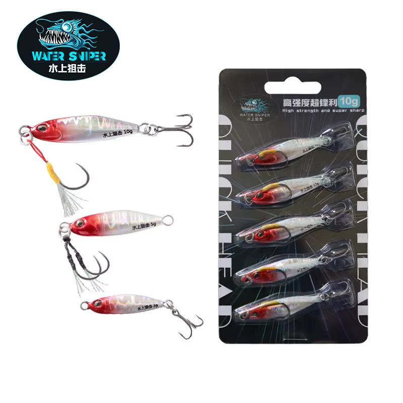Jig head con señuelo de plantilla y anzuelo de asistencia para carpa