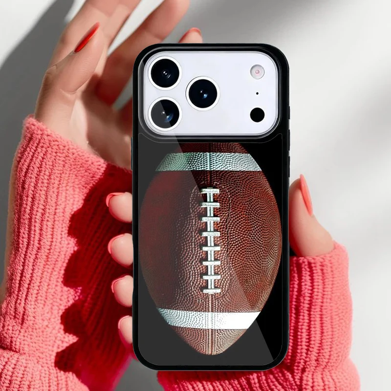 Funda mostrando detalle del diseño de balón americano