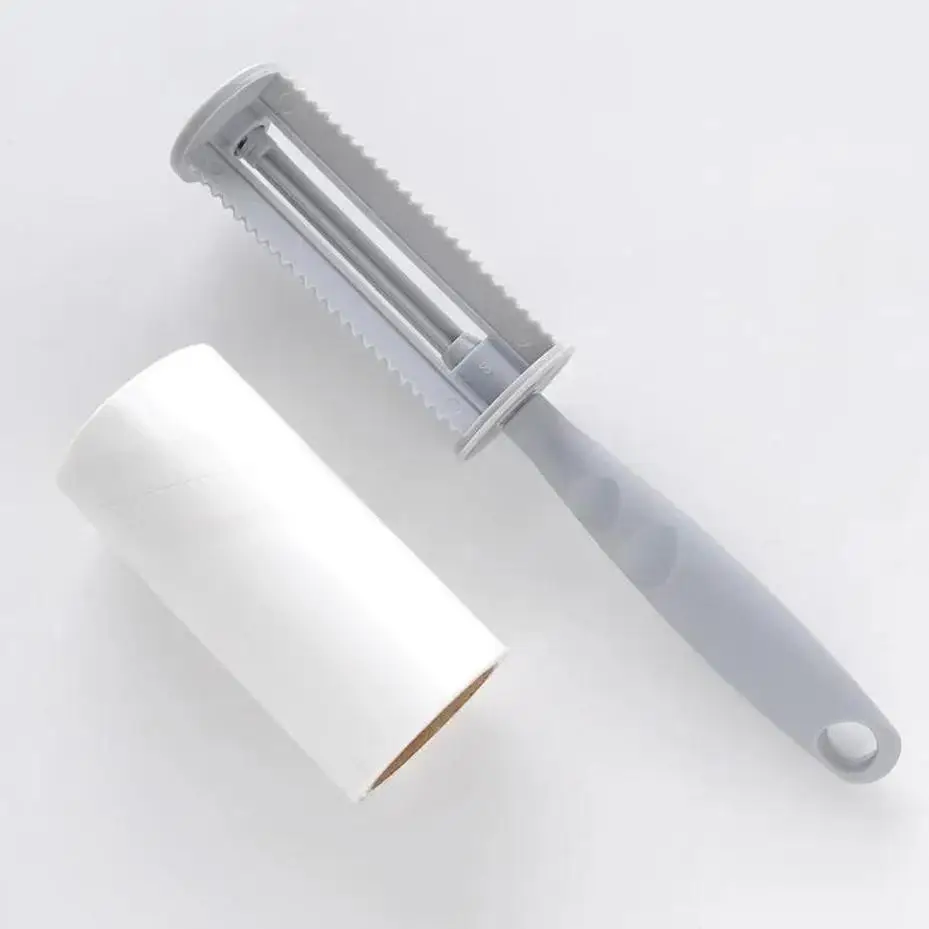 Cepillo quitapelusas portátil con papel adhesivo para ropa - imagen 2