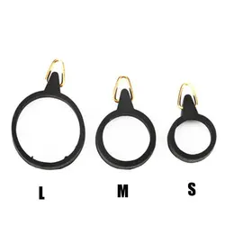 Anillos de goma portátiles para pesca: soporte seguro señuelos