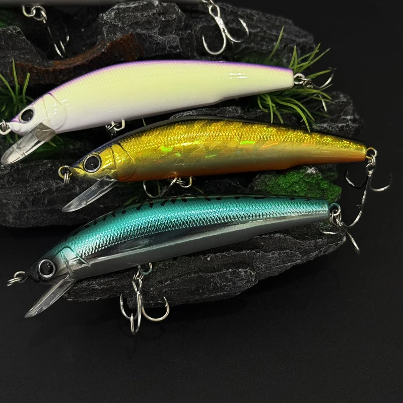 Señuelo Minnow Flotante Crankbait para lubina, trucha, lucio y perca - imagen 2