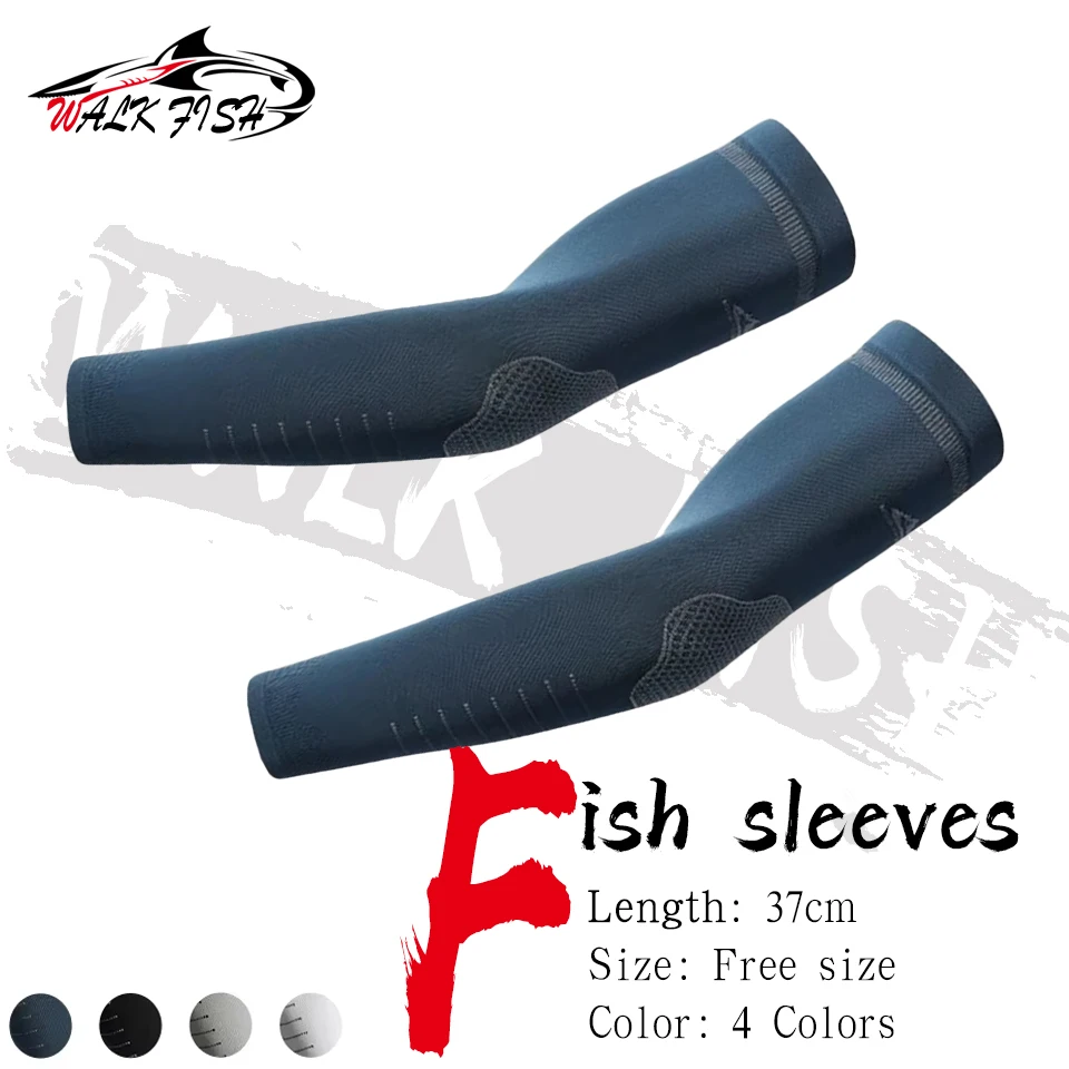 Mangas de pesca protección solar WALK FISH – Seda hielo transpirables