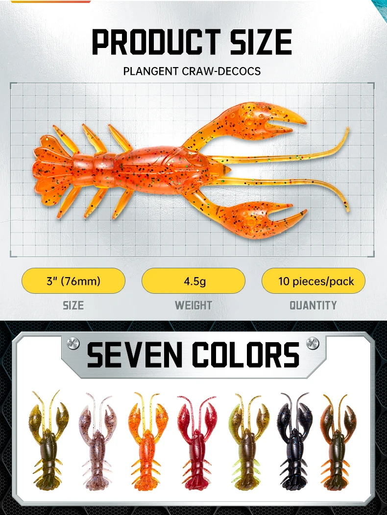 Variedad de colores disponibles del señuelo SOLOKING