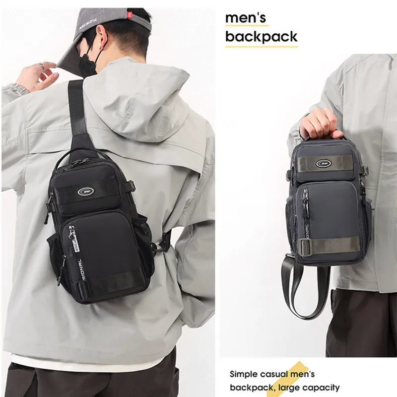 Mochila de pesca ligera de hombro cruzada para hombre - imagen 3