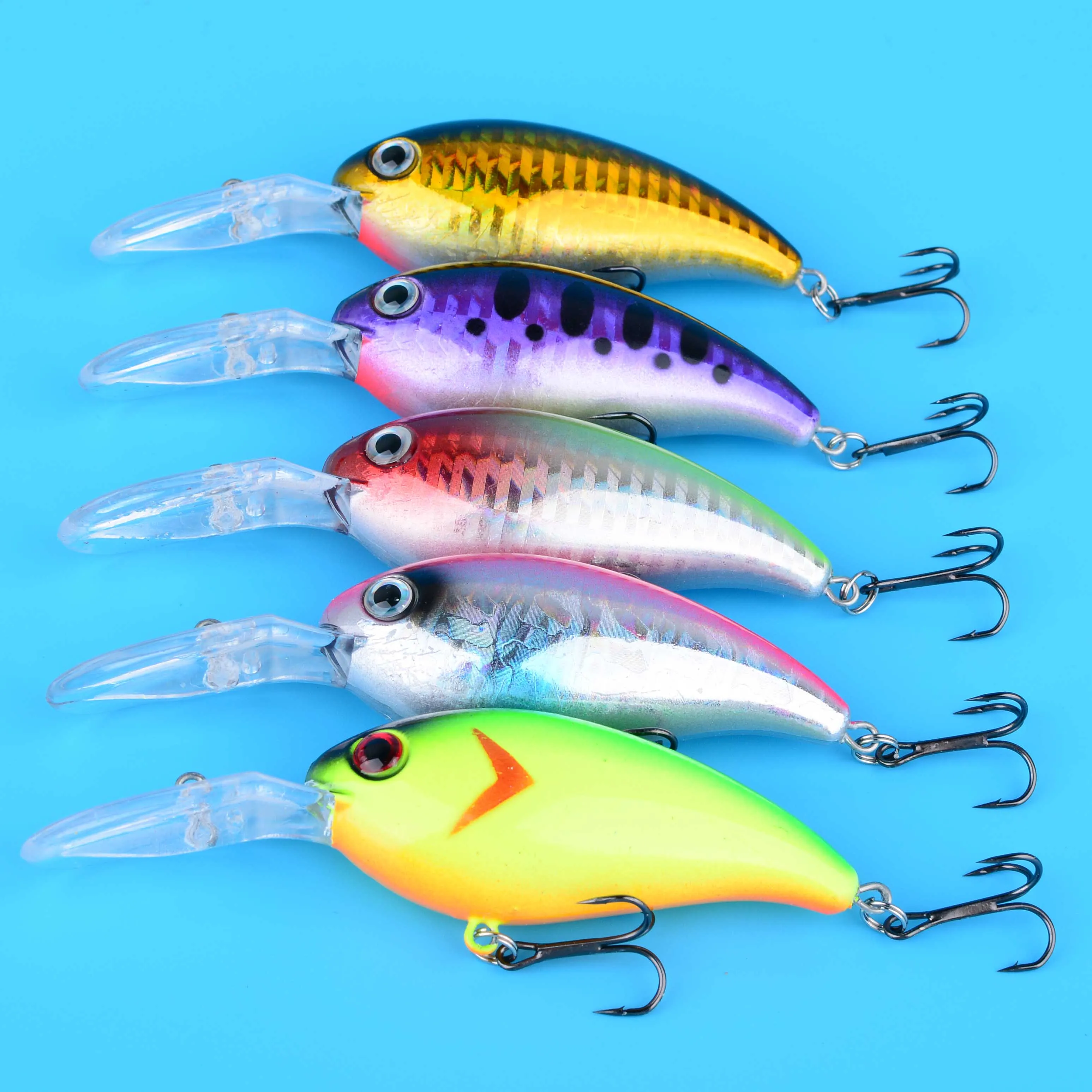 Crankbait Minnow para lubina y lucio, ideal para arrastre