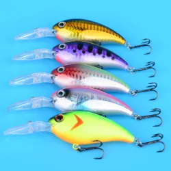 Crankbait Minnow para lubina y lucio, ideal para arrastre