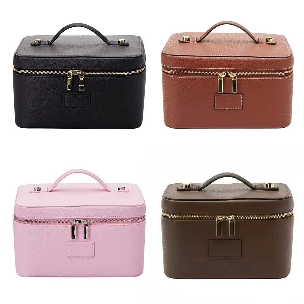 Bolso de Maquillaje PU Impermeable con Divisor – Alta - imagen 2