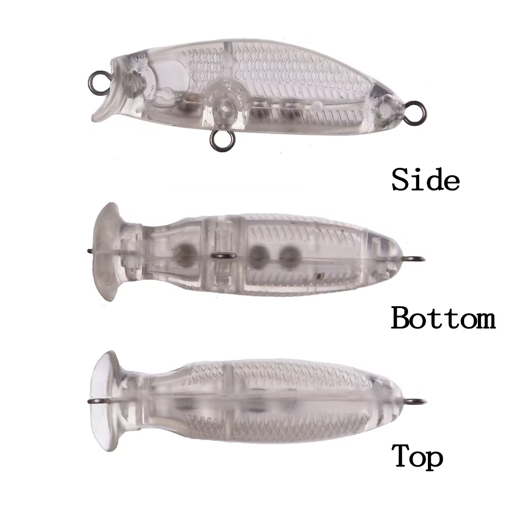 Chan'sHuang Señuelo Minnow 42mm flotante silencioso para montar - imagen 2