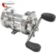 Carrete baitcasting totalmente metálico para agua salada, reforzado