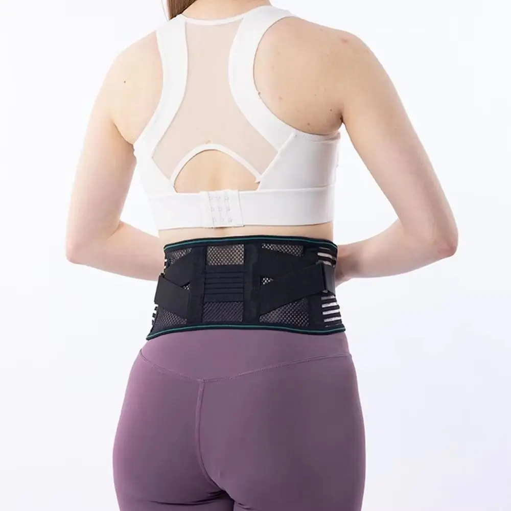Detalle del sistema de soporte y correas ajustables