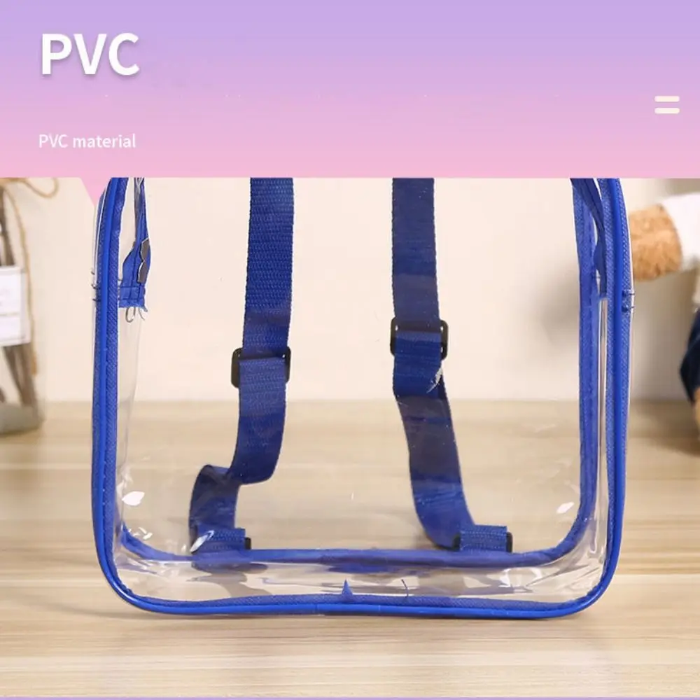 Mochila transparente impermeable PVC con cierre para teléfono playa