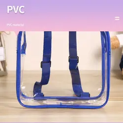 Mochila transparente impermeable PVC con cierre para teléfono playa