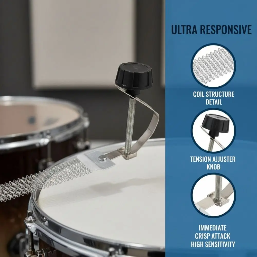 Alambre para tambor de percusión de hierro resistente antiruido