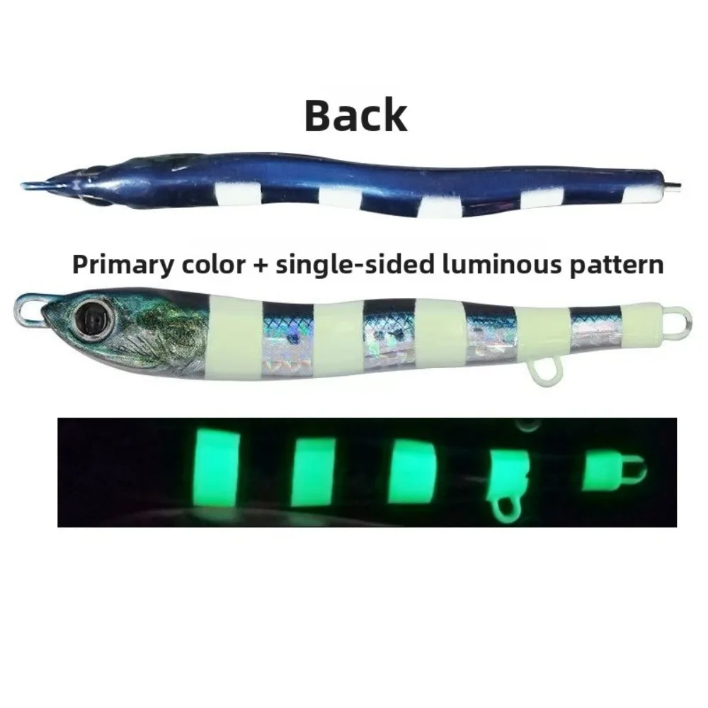 Señuelo luminoso con caída rápida e impresión 3D y anzuelo triple