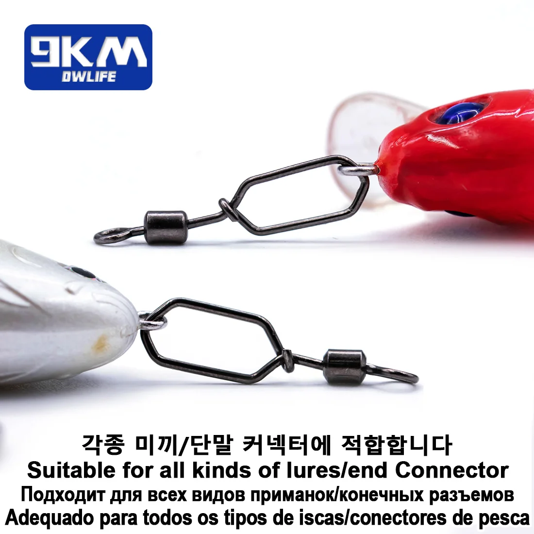 Swivel de acero inoxidable – Conector giratorio para pesca - imagen 4