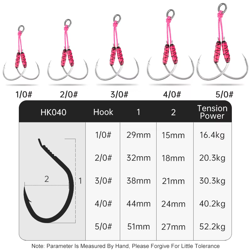 Anzuelos Dobles Obsession HK040 para Slow Jigging - imagen 4