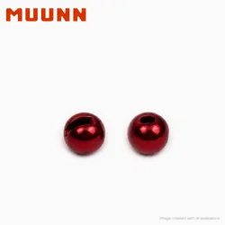 MUUNN tungsteno blanco ranurado para atado de moscas