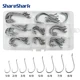 ShareShark Anzuelos para pulpo de acero inoxidable con púas curvos